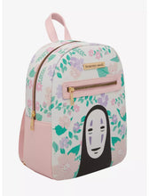 Load image into Gallery viewer, Studio Ghibli Mini Backpack Spirited Away No-Face Floral Her Universe
