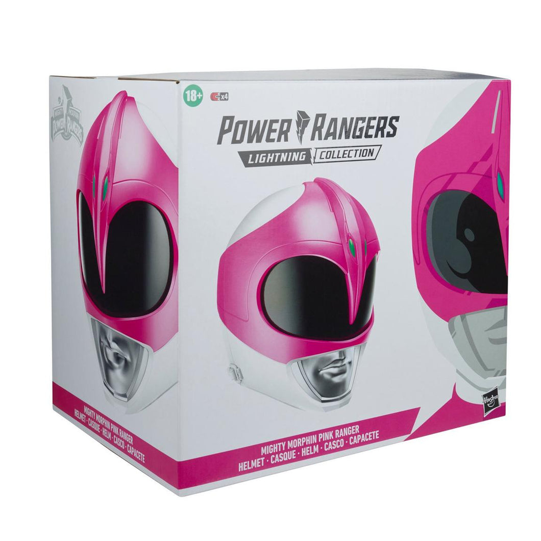 Power Rangers Mighty Morphin Pink Ranger Helmet Lightning Collection Hasbro