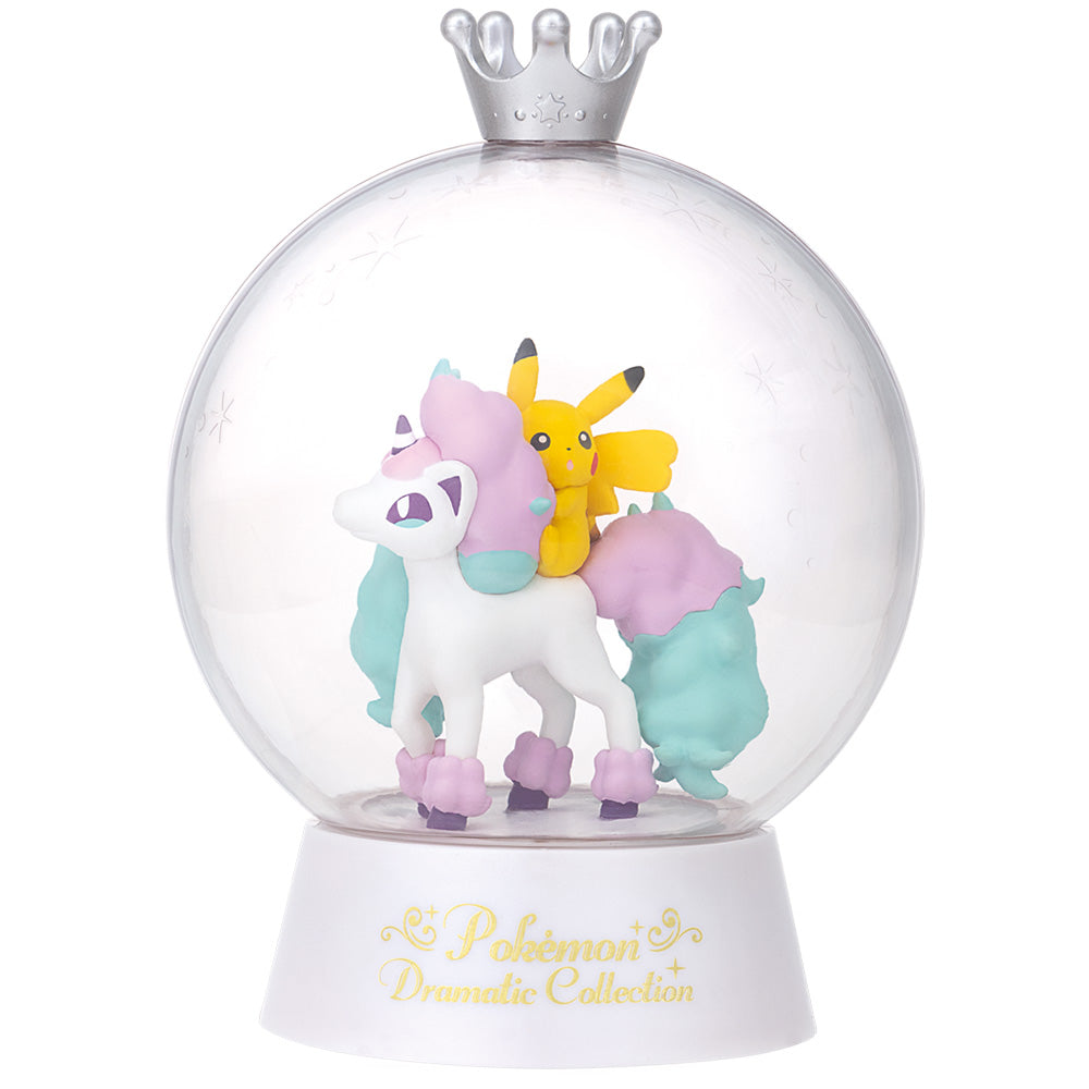 Pokemon Dome Light Figure Galarian Ponyta & Pikachu For You Dramatic Collection Ichiban Kuji Bandai