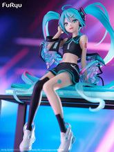 Load image into Gallery viewer, Piapro Neon Cyber Ver 6.4 Hatsune Miku Noodle Stopper Prize Figure FuRyu
