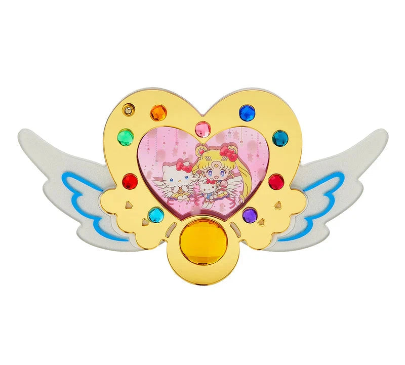 Sailor Moon Cosmos X Hello Kitty Eternal Moon Article Slide Mirror Sanrio