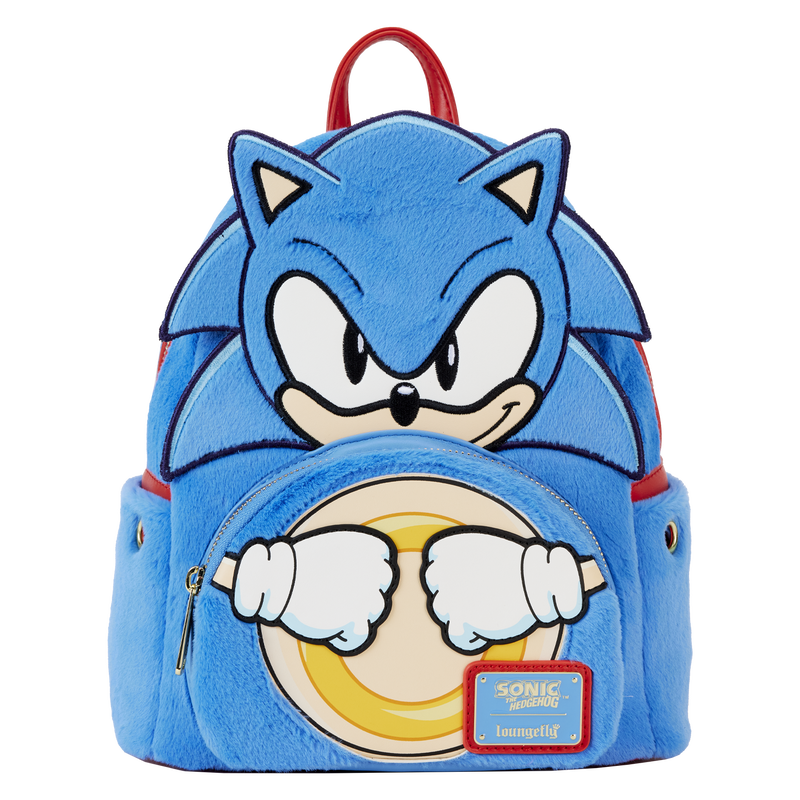 Sonic the Hedgehog Mini Backpack Sonic Classic Plush Cosplay Loungefly