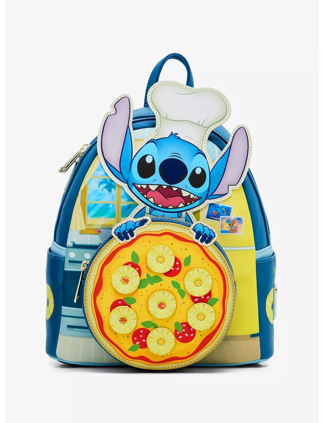 Disney Mini Backpack Lilo & Stitch Pineapple Pizza Loungefly