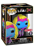 Marvel Figure Loki Sylvie Blacklight Bobble-Head Pop! 988 Funko