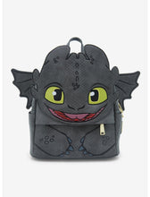 Load image into Gallery viewer, Dreamworks Mini Backpack How to Train Your Dragon Toothless Cosplay Loungefly
