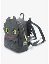 Load image into Gallery viewer, Dreamworks Mini Backpack How to Train Your Dragon Toothless Cosplay Loungefly

