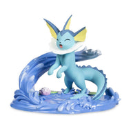 Pokemon Figure Playful Splashes with Vaporeon Pokemon Center Evolving Personalities