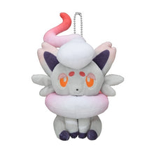 Load image into Gallery viewer, Pokemon Plush Keychain Hisuian Zorua Yona Yona Ghost GITD Pokemon Center
