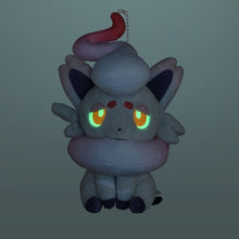 Load image into Gallery viewer, Pokemon Plush Keychain Hisuian Zorua Yona Yona Ghost GITD Pokemon Center
