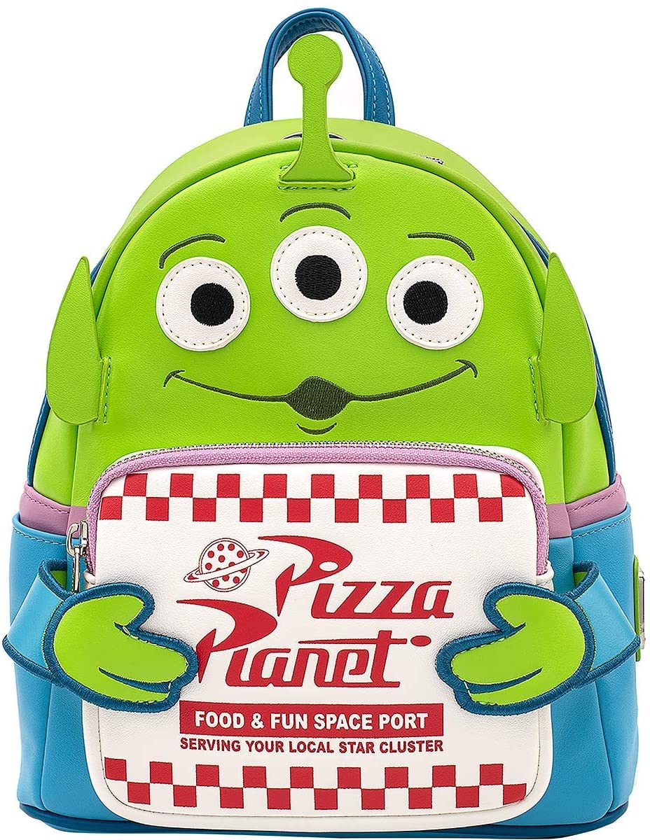 Loungefly Disney Toy Story Alien Pizza Planet Mini Backpack
