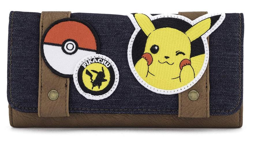 Nintendo Loungefly Pokemon Pikachu Patches Flap wallet