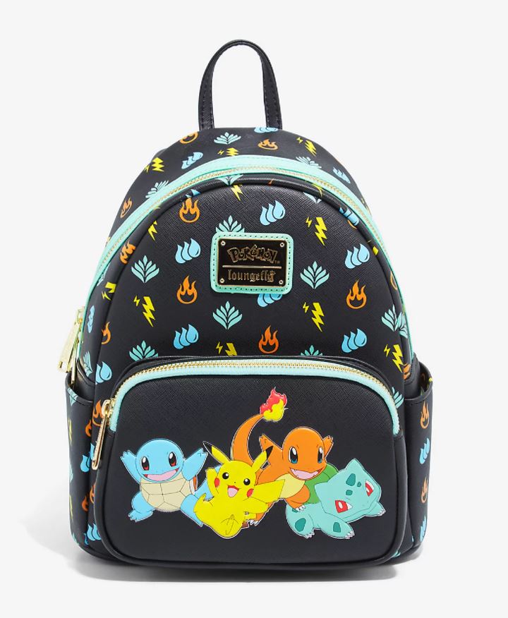 Loungefly Pokemon Starters Mini Backpack Summer Convention Exclusive