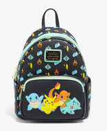 Loungefly Pokemon Starters Mini Backpack Summer Convention Exclusive
