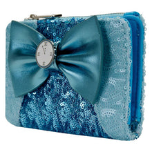 Load image into Gallery viewer, Disney Mini Backpack Wallet Set Cinderella Sequin Loungefly
