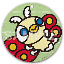 Load image into Gallery viewer, Godzilla Chibi Leather Coaster Keychain - Chibi Mothra
