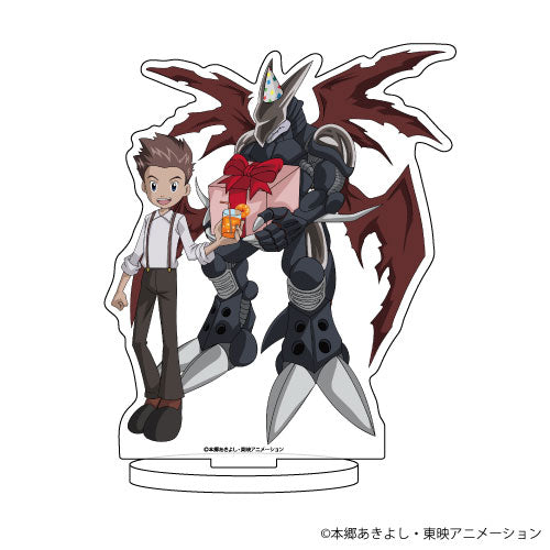 Chara Acrylic Figure Digimon Tamers Ryo & Cyberdramon Celebration ver.