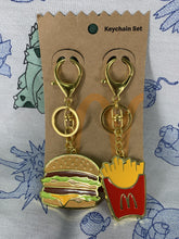 Load image into Gallery viewer, McDonald's Big Mac &amp; Fries Keychain Set
