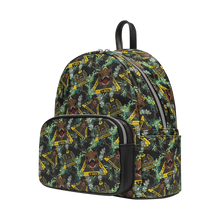 Load image into Gallery viewer, Jurassic Park Mini Backpack Caution T-rex Funko
