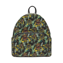 Load image into Gallery viewer, Jurassic Park Mini Backpack Caution T-rex Funko
