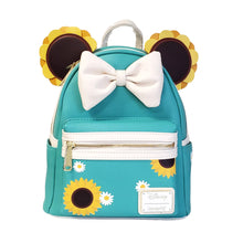 Load image into Gallery viewer, Disney Mini Backpack Minnie Mouse Sunflower Loungefly
