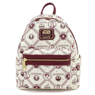 Loungefly Disney Star Wars Girls Run the Galaxy AOP Mini Backpack