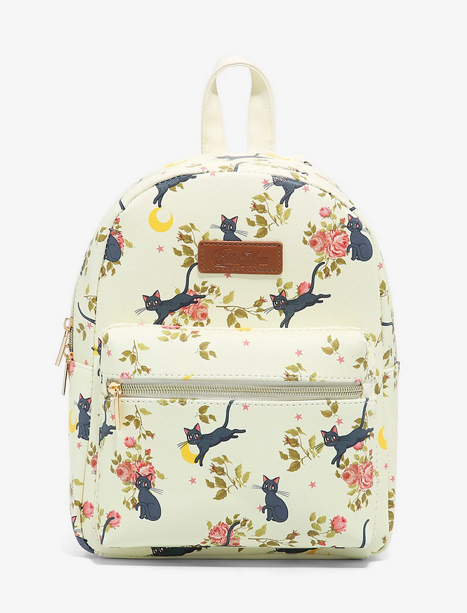 Sailor Moon Luna Floral Mini Backpack