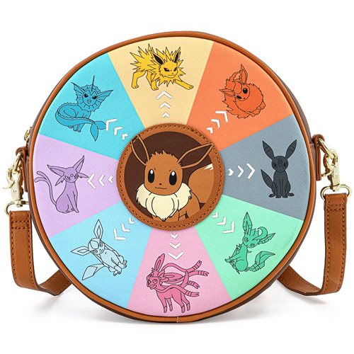 Loungefly Pokemon Eevee Evolutions Eeveelutions Crossbody Canteen Purse