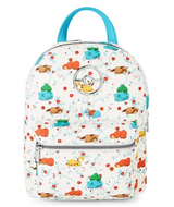 Sleeping Pokemon Starters Floral Mini Backpack