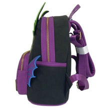 Load image into Gallery viewer, Disney Mini Backpack Sleeping Beauty Maleficent Dragon GITD Loungefly

