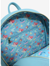 Load image into Gallery viewer, Disney Mini Backpack The Little Mermaid Beach Portrait Loungefly
