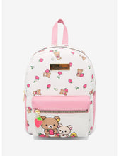 Load image into Gallery viewer, Rilakkuma &amp; Friends Mini Backpack Strawberry Bioworld
